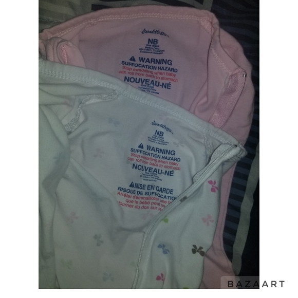 A02👣🤑5/$12! 2 Swaddle Me Swaddles NB - Picture 3 of 3